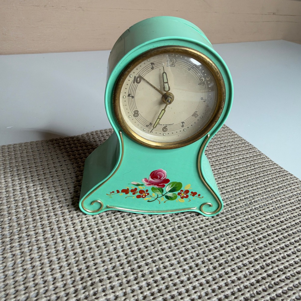 Vintage Gebr Staiger Musical Alarm Clock Thorens Lili Marleen Germany Repair